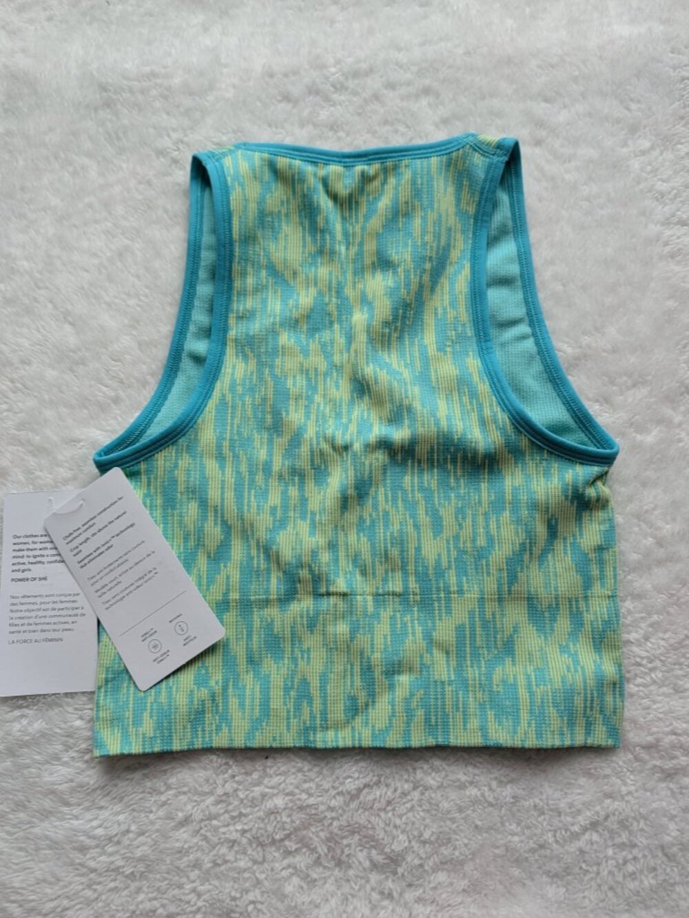 New With Tags! Athleta Aurora Crop Tank Women's Size XS - Picture 5 of 5